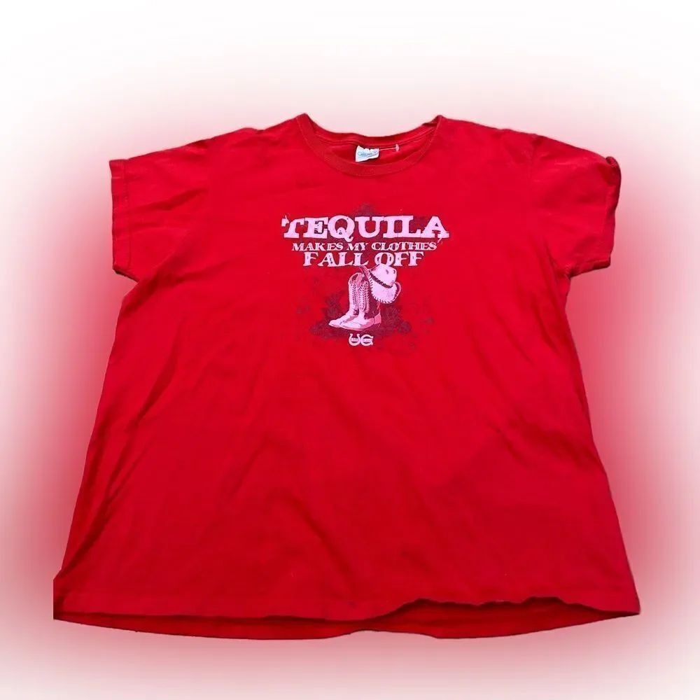 Womens Tequila Makes My Clothes Fall Off Country Music Tshirt